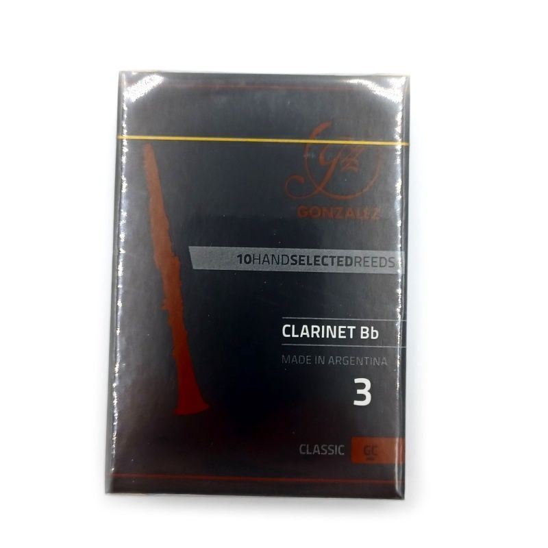Gonzalez Classic Clarinet Reeds Gonzalez Classic Clarinet Reeds, Finish: 2.5