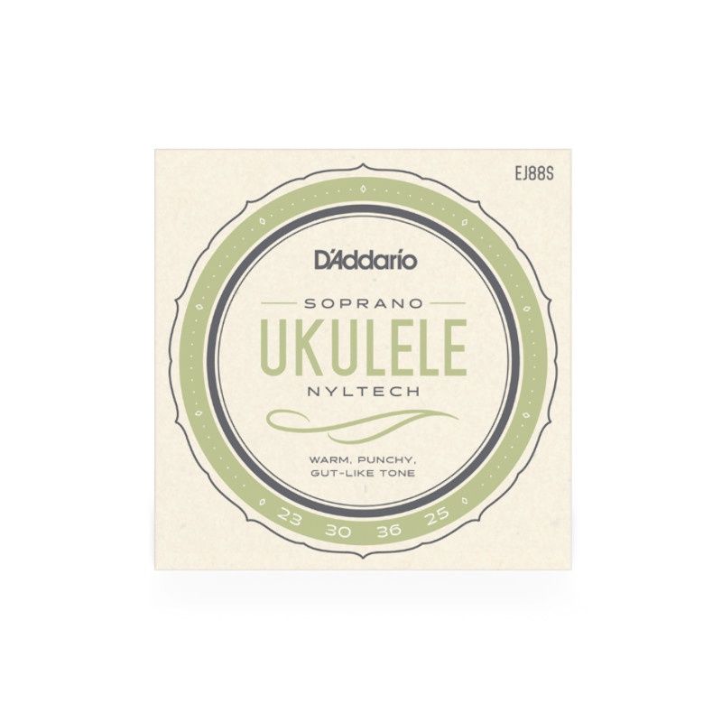 D'Addario Nyltech Ukulele Strings, Size: Soprano