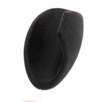 Silicone Flute Thumb Support, Color: Black