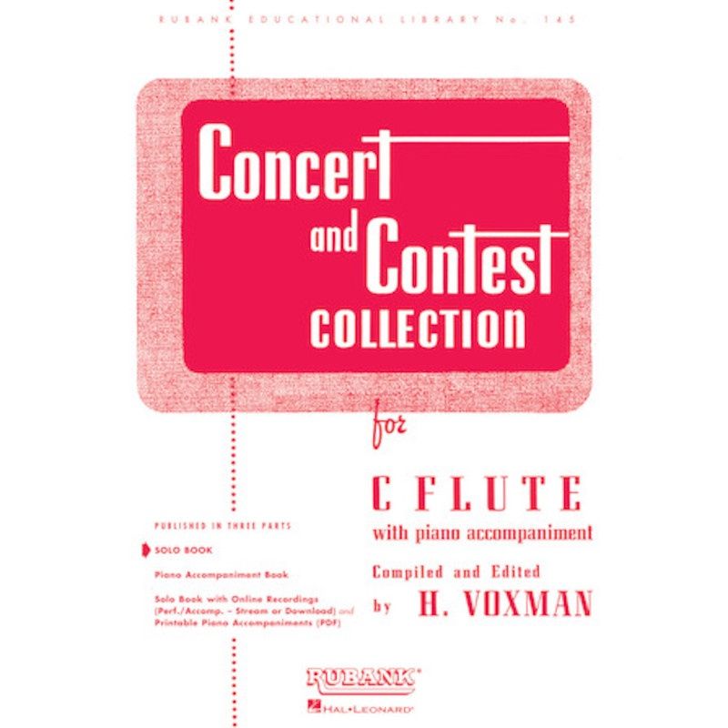 Concert and Contest Collection for C Flute - Sold as Set