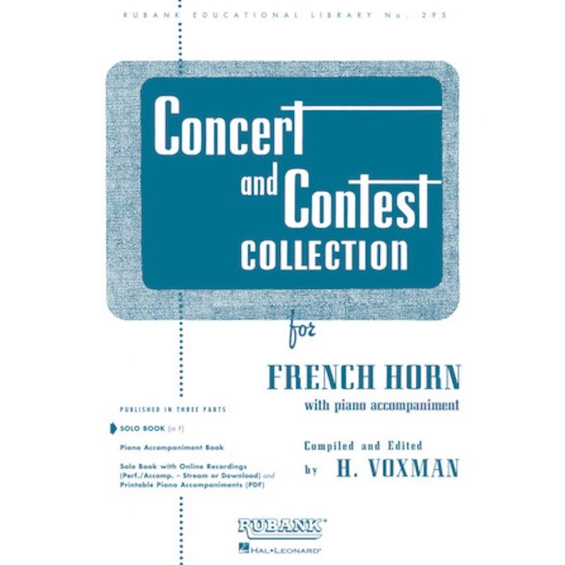 Concert and Contest Collection for French Horn - Sold as Set