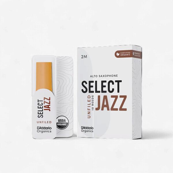 D'Addario Select Jazz Unfiled Alto Saxophone Reeds