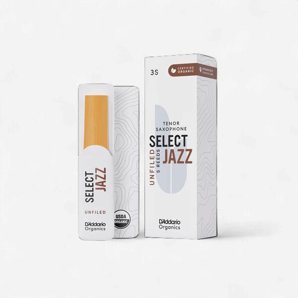 D'Addario Select Jazz Unfiled Tenor Saxophone Reeds