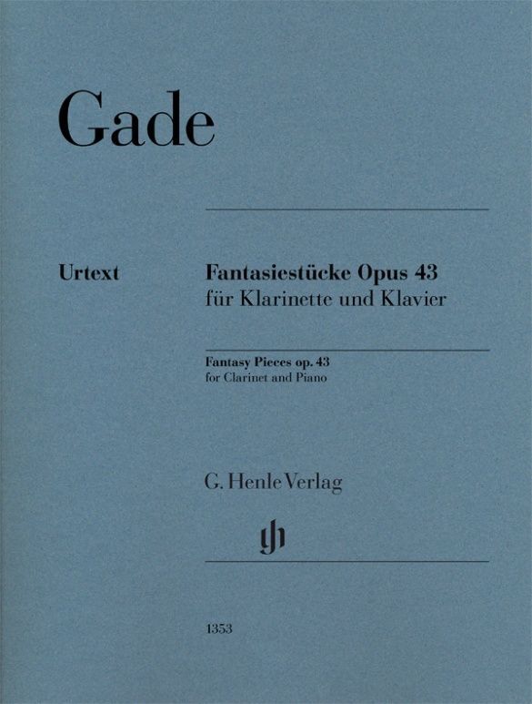 Gade Fantasy Pieces for Clarinet and Piano, op. 43