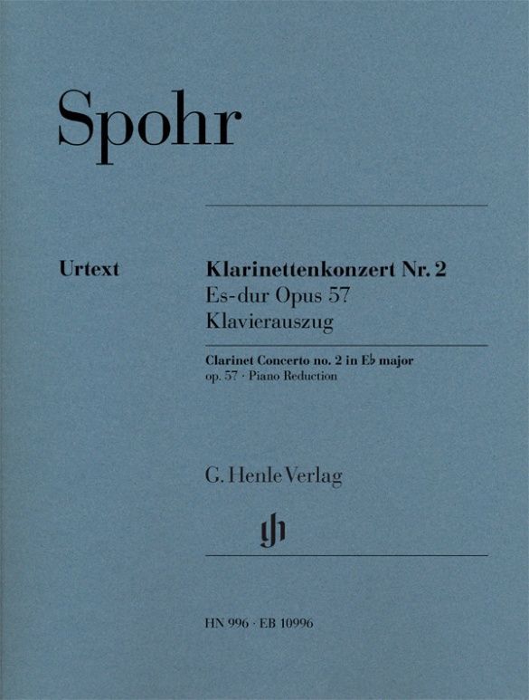 Spohr Clarinet Concerto No. 2 in Eb major, op. 57