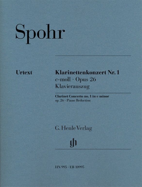 Spohr Clarinet Concerto No. 1 in c minor, op. 26