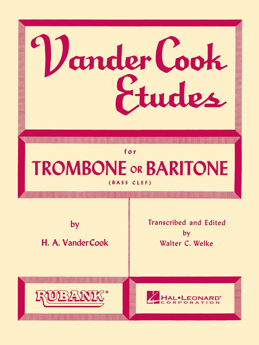 VanderCook Etudes for Trombone or Baritone (B.C.)