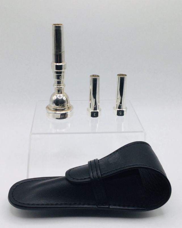 Stomvi 3GVR DaVinci Flex Trumpet Mouthpiece with 2 couplers *used*