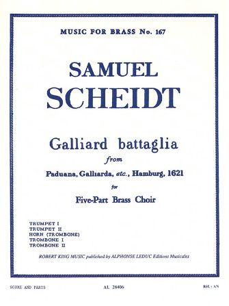 Galliard Battaglia by Samuel Scheidt; arr. Robert King