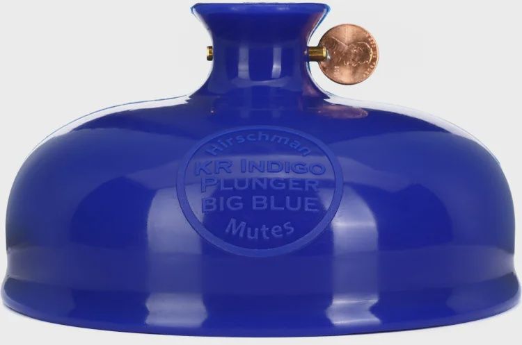 Hirschman Mutes KR Indigo Big Blue Plunger for Trombone
