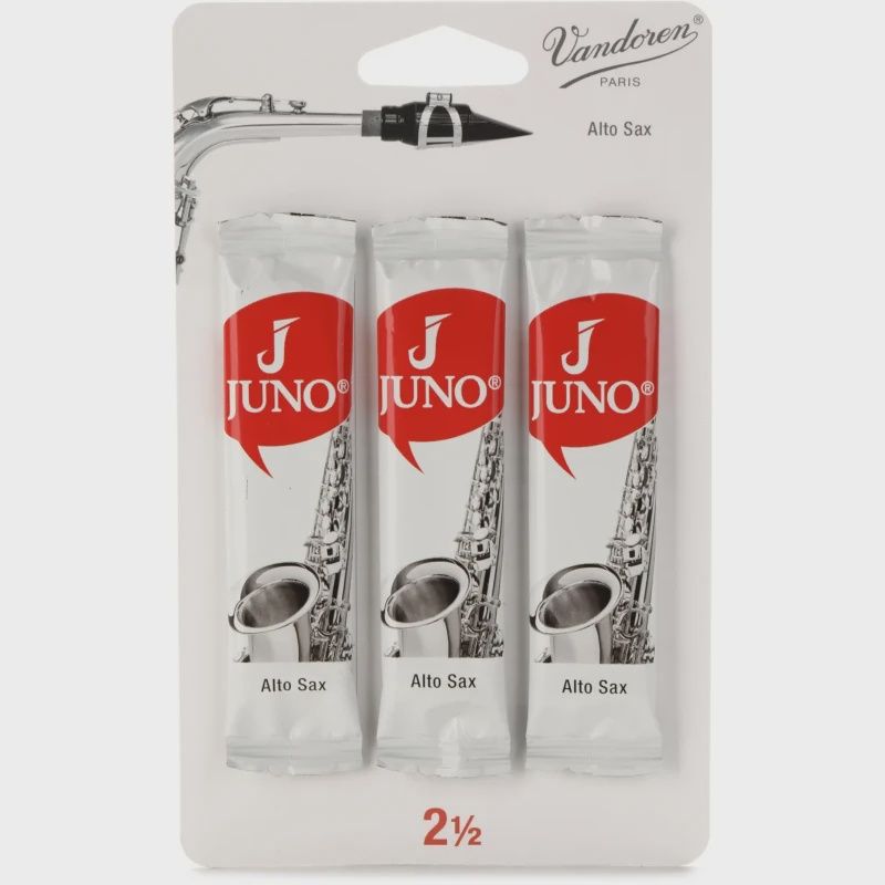 Juno Eb Alto Saxophone Reeds - 3 Pack