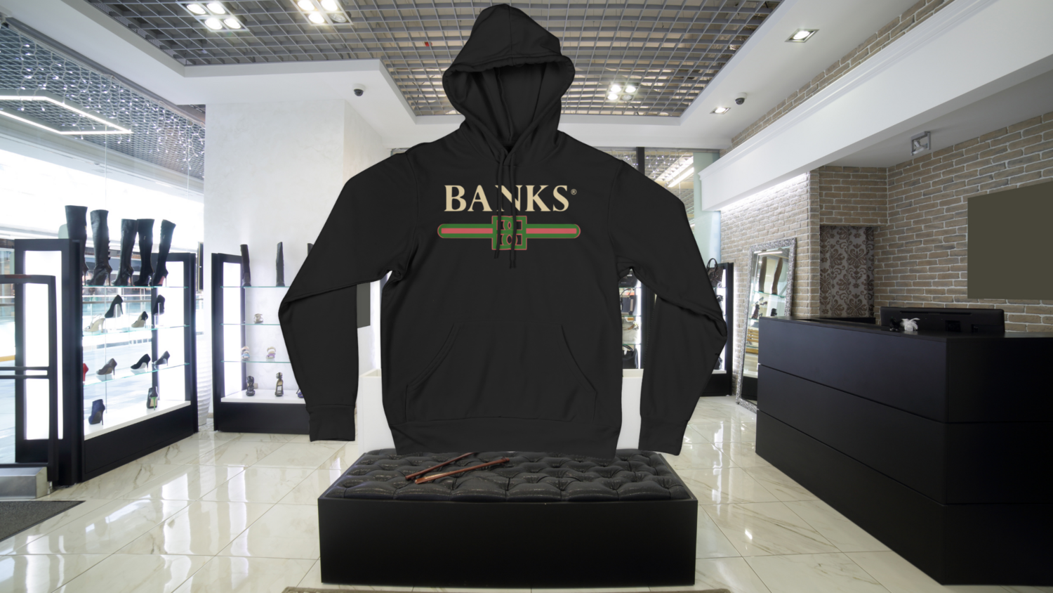 Banks Hoodie w/Monogram