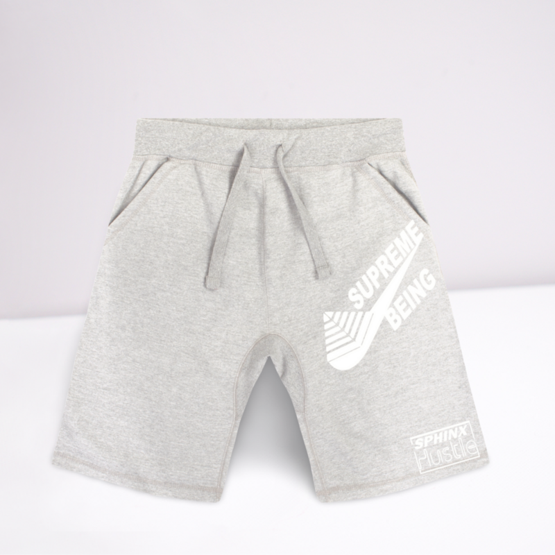 Supreme Being Heather Gray/Wht Shorts