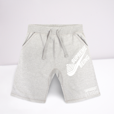 Supreme Being Heather Gray/Wht Shorts