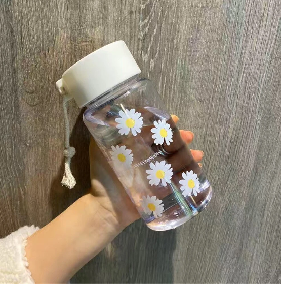 Flower Design 500ml Water Bottle