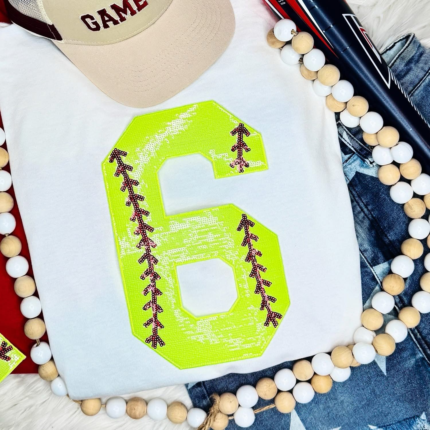 Softball/Baseball Patch Number