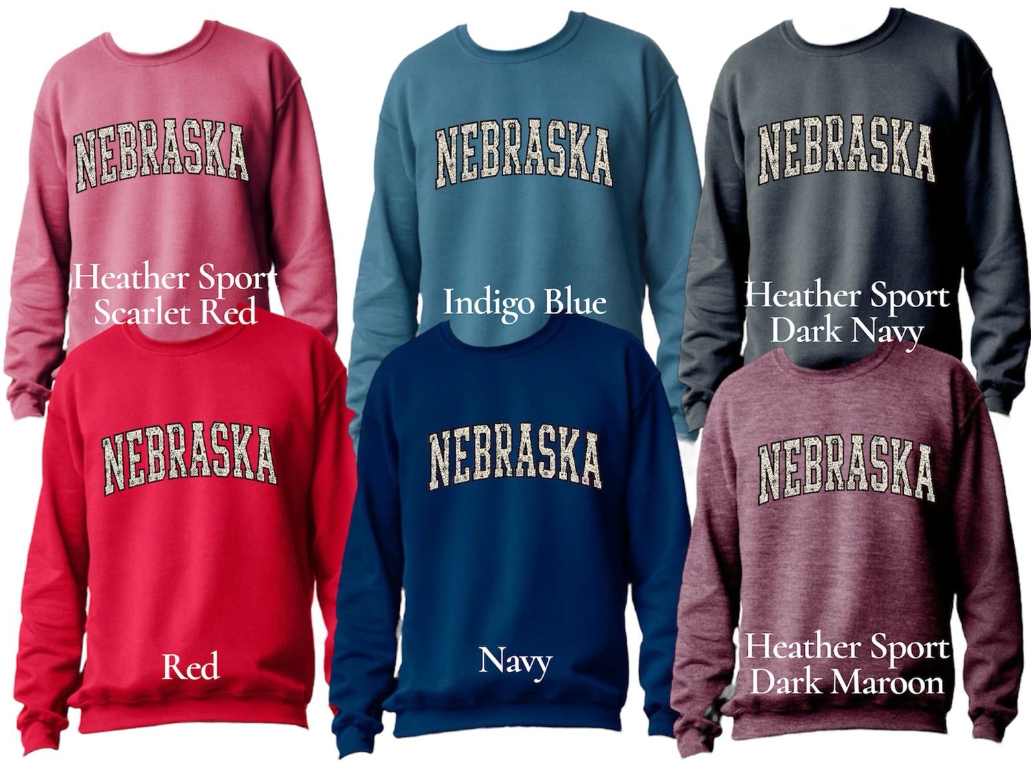 Black and White Floral Nebraska