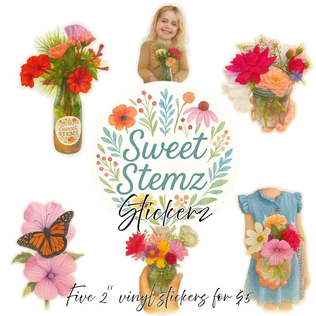 Sweet Stemz Vinyl Stickers