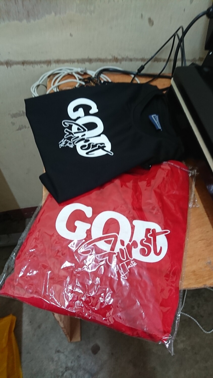 GOD FIRST T SHIRTS