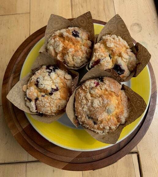 Blueberry Almond Muffins