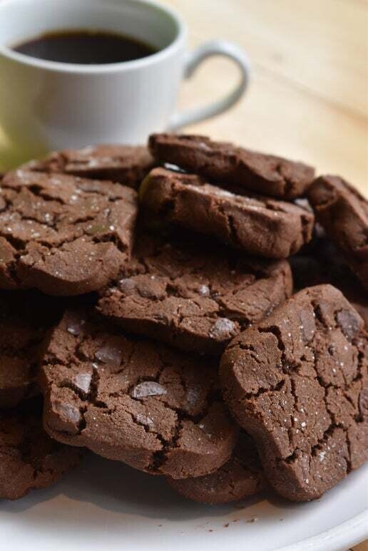 Salted Chocolate Shortbread