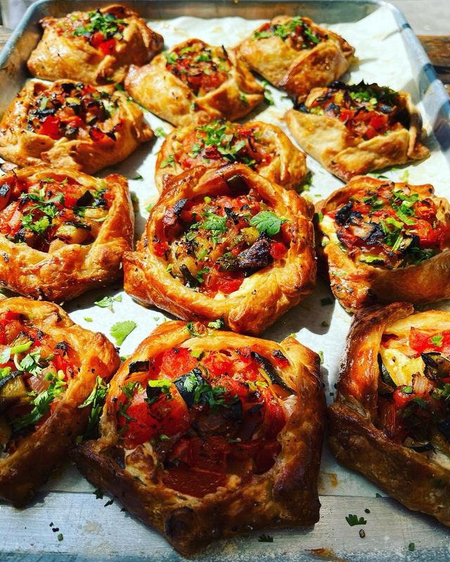 Savory Asparagus and Gruyere Galette