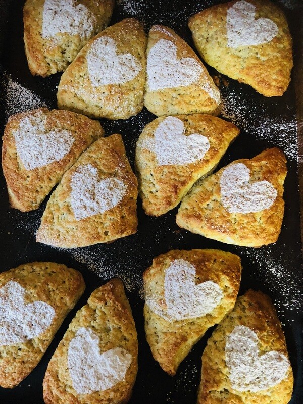 Lavender Lemon Scone