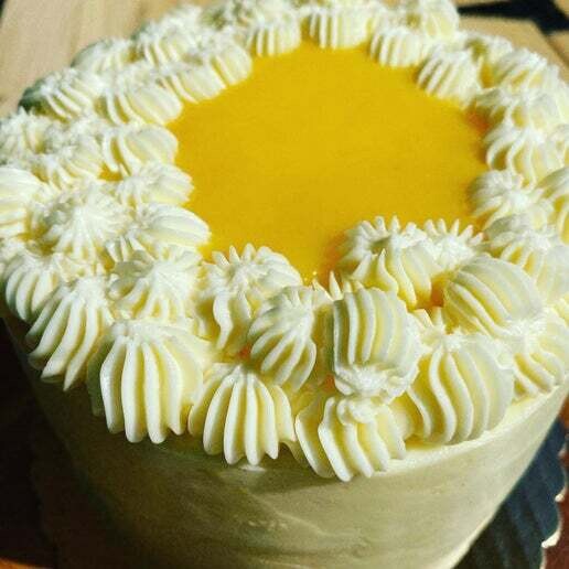 Lemon Chiffon Layer Cake