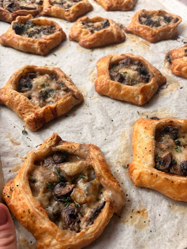 Savory Mushroom &amp; Gruyére Galette