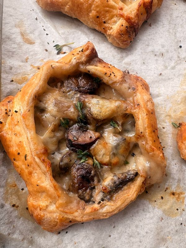 Savory Mushroom &amp; Gruyére Galette