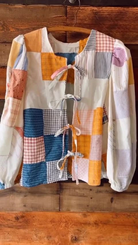 Patchwork Tie Top