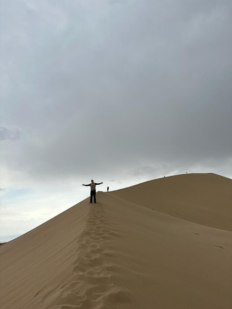 Altyn Emel National park, Aktau, katutau mountians, Singing dune