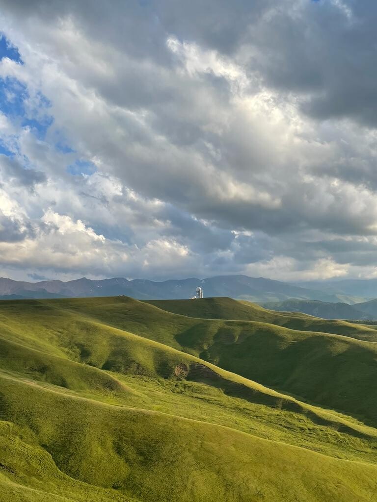 Issyk lake,  Bear Waterfall, Plateau Assy