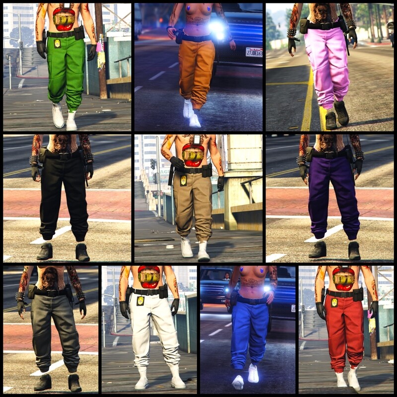 COLORED JOGGERS
