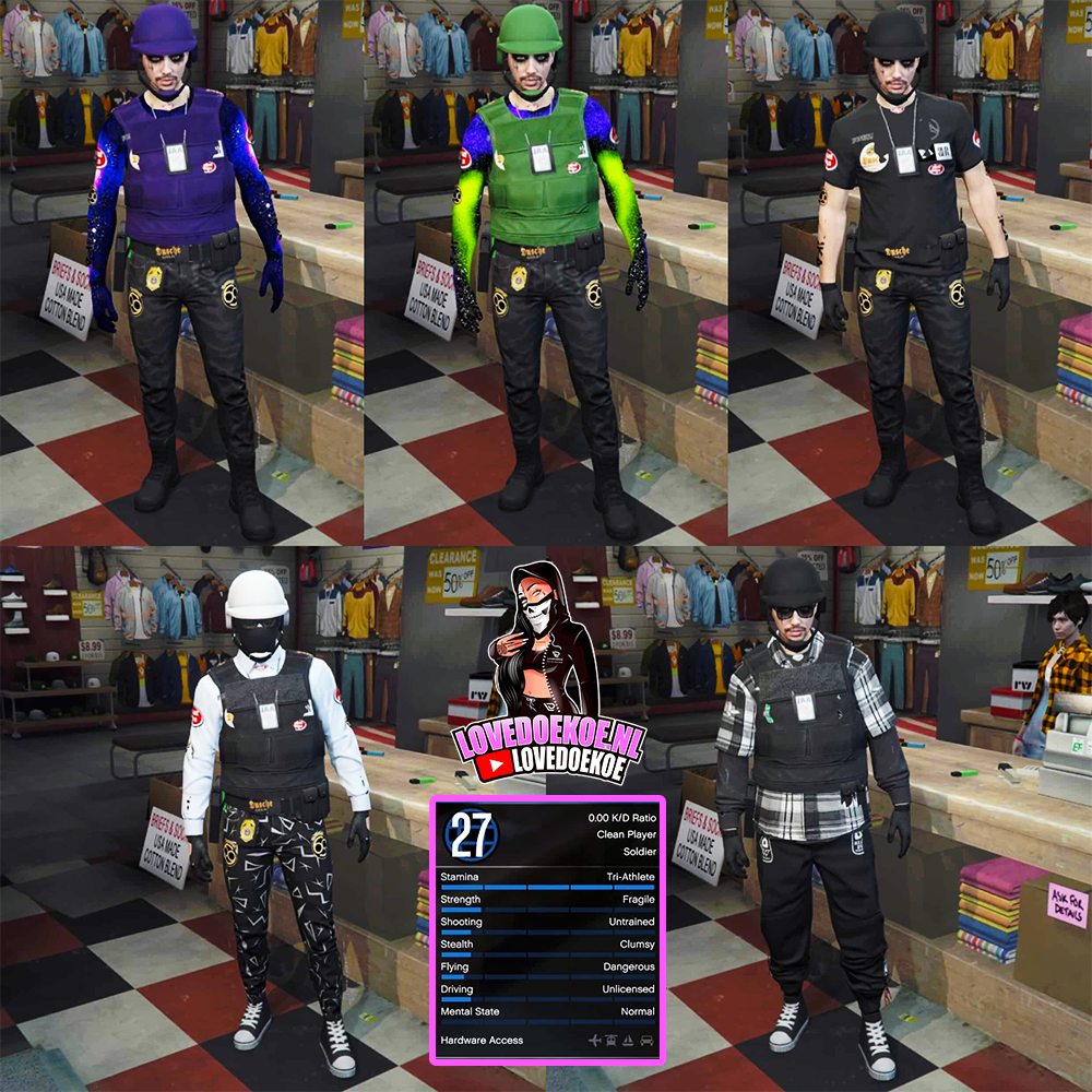 MALE STARTER ACCOUNT: LEVEL 27, 26 MILL, 10 DELUXOS, MODDED OUTFITS, TRYHARD FACE CREATION, CLEAN K/D, FREE NAME CHANGE
