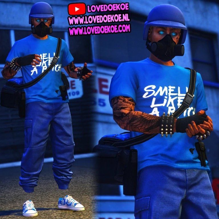BLUE LIKE A BXTCH