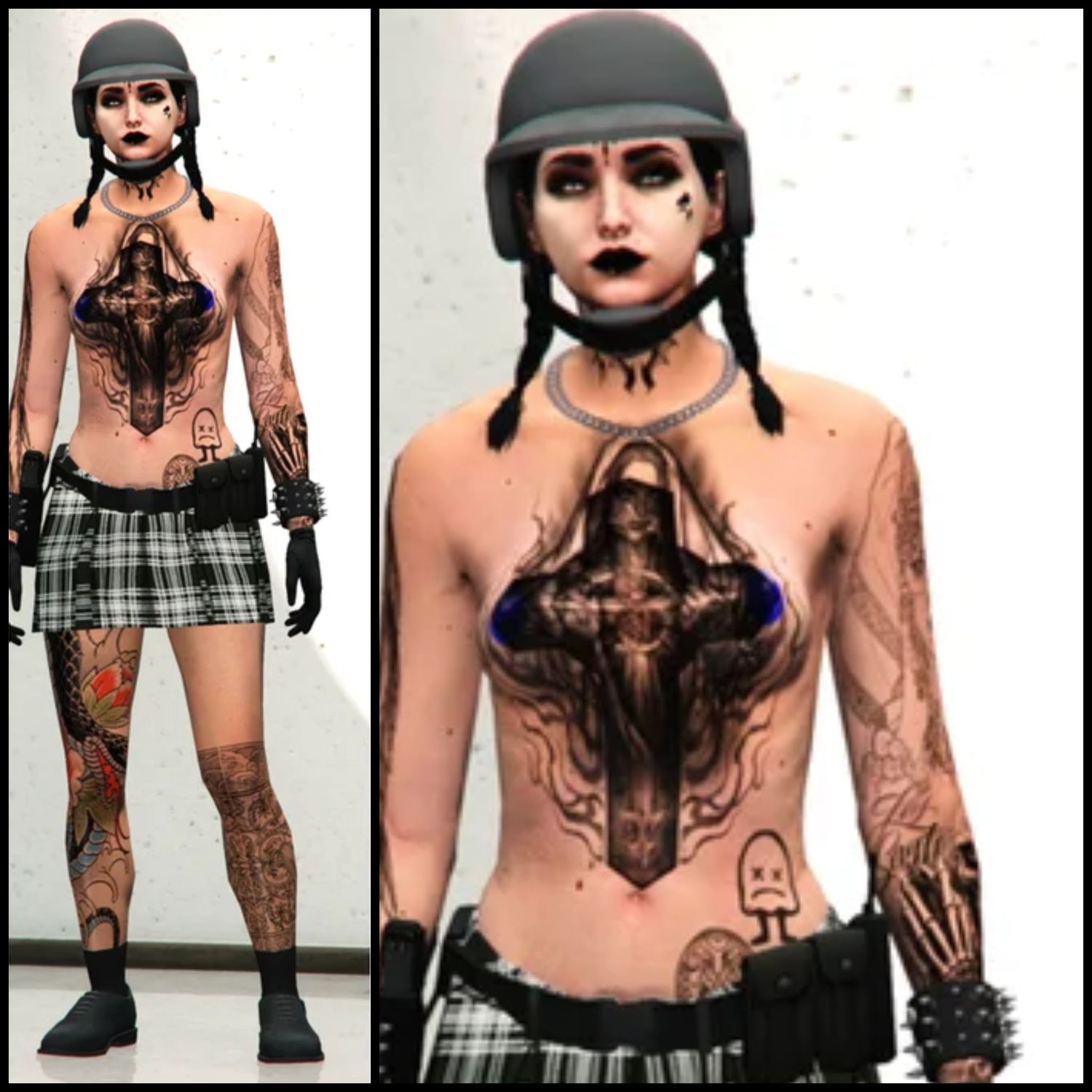 GRAY SCHOOL GIRL