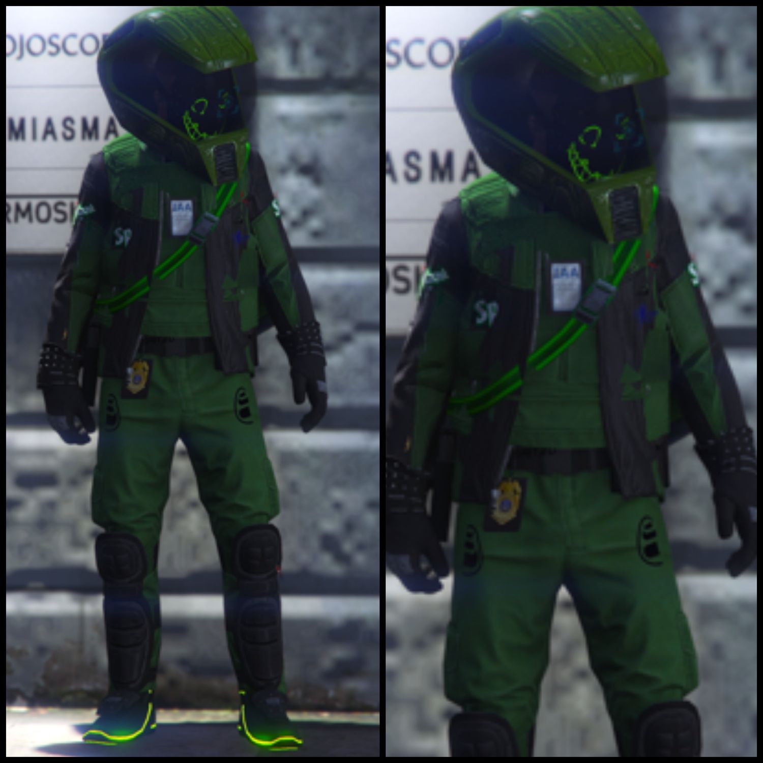 GREEN SPACE ASTRONAUT