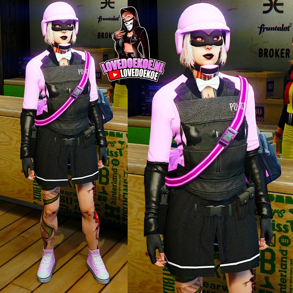 POLICE BARBIE
