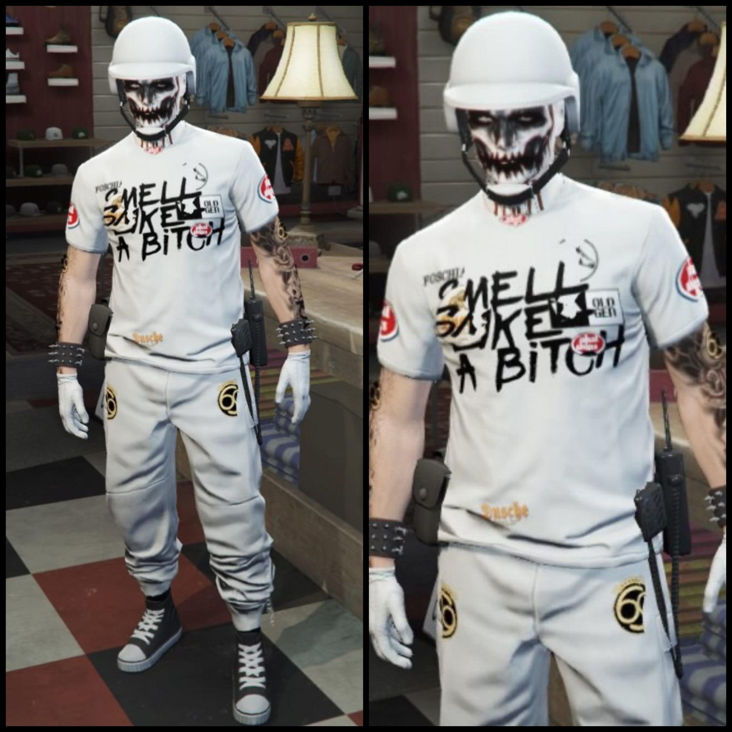 SMELLY BXTCH WHITE