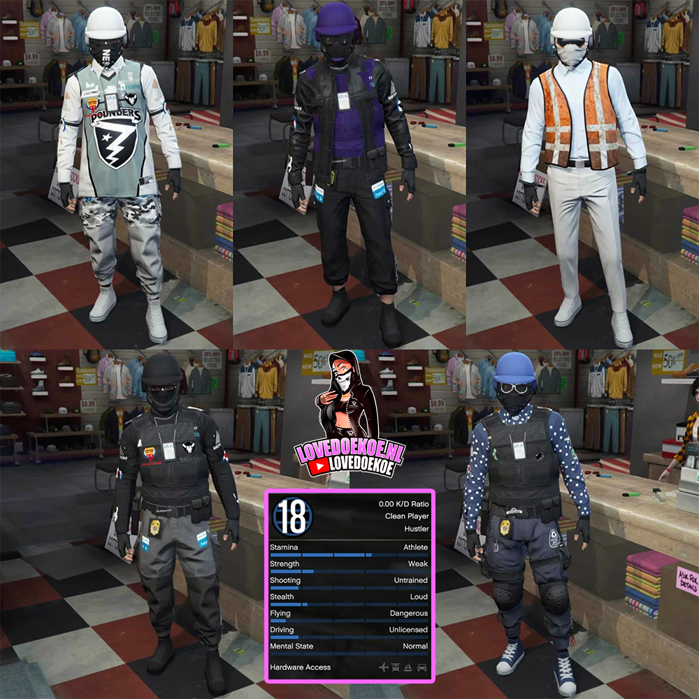 MALE STARTER ACCOUNT: LEVEL 18, 25 MILL, 10 DELUXOS, MODDED OUTFITS, TRYHARD FACE CREATION, CLEAN K/D, FREE NAME CHANGE