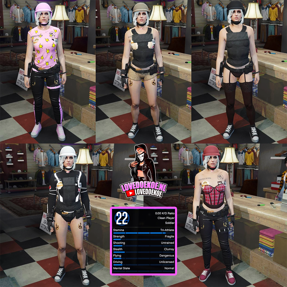 FEMALE STARTER ACCOUNT: LEVEL 22, 25 MIL, 10 DELUXOS, MODDED OUTFITS, PRETTY FACE CREATION, CLEAN K/D, FREE NAME CHANGE