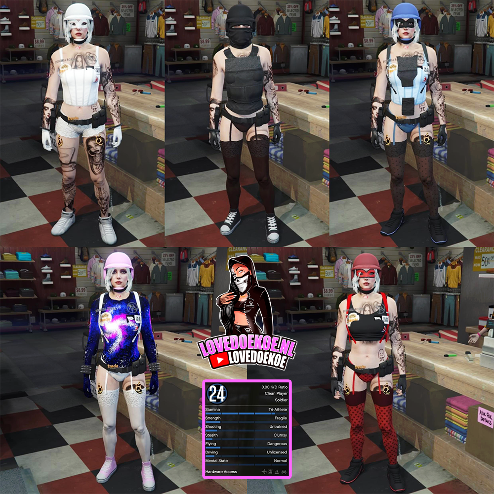 FEMALE STARTER ACCOUNT: LEVEL 24, 25 MIL, 10 DELUXOS, MODDED OUTFITS, PRETTY FACE CREATION, CLEAN K/D, FREE NAME CHANGE