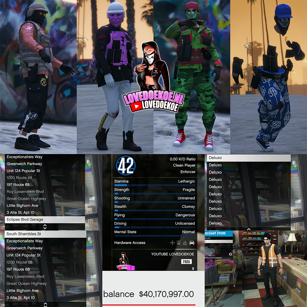 🔥 HANDMADE MALE ACCOUNT | 300M | Modded Fits + Clean Start 🔥