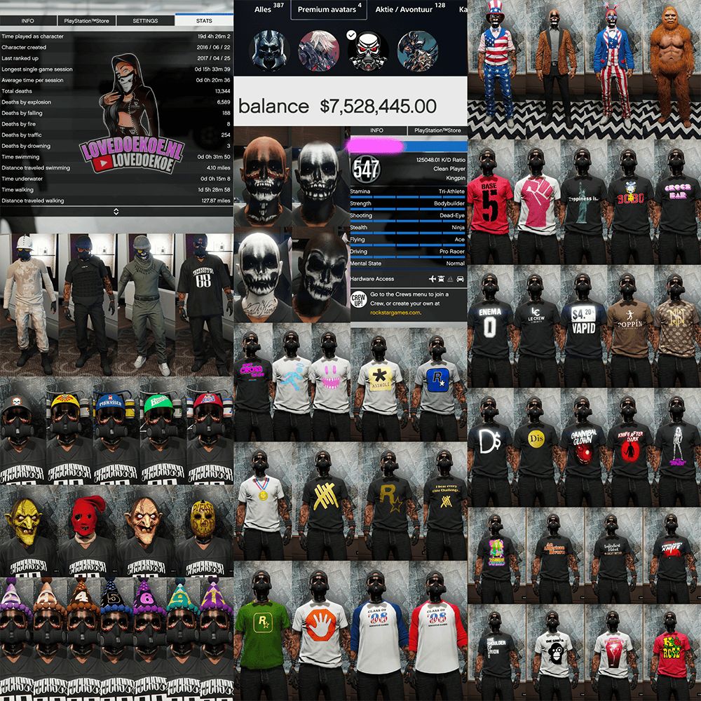 🔫 LEGIT MALE ACCOUNT – LEVEL 547 | 2016 CREATION 🏆