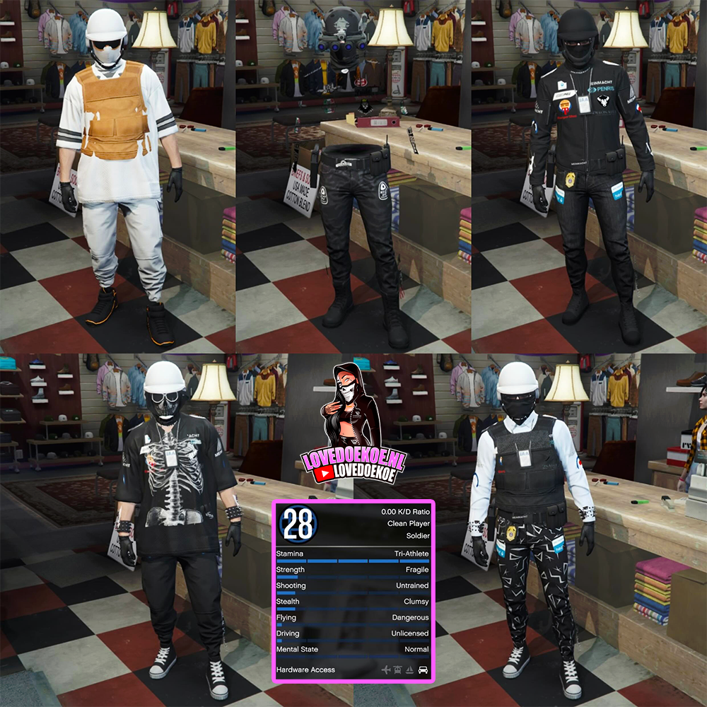 MALE STARTER ACCOUNT: LEVEL 28, 56 MILL, 10 DELUXOS, MODDED OUTFITS, TRYHARD FACE CREATION, CLEAN K/D, FREE NAME CHANGE