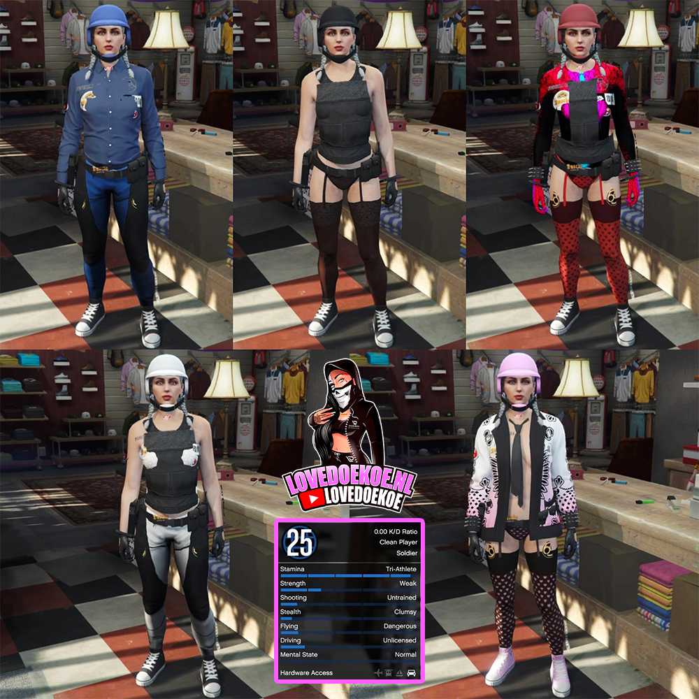 FEMALE STARTER ACCOUNT: LEVEL 25, 25 MIL, 10 DELUXOS, MODDED OUTFITS, PRETTY FACE CREATION, CLEAN K/D, FREE NAME CHANGE