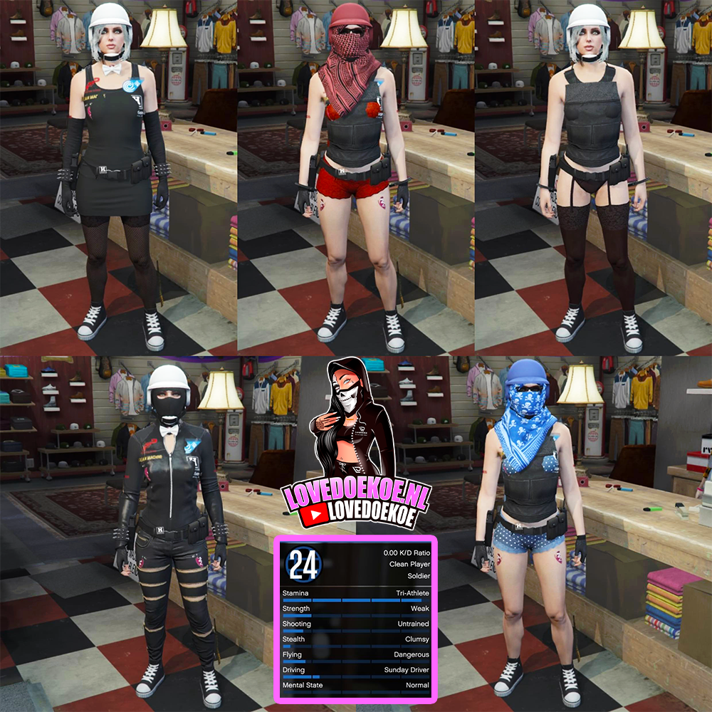 FEMALE STARTER ACCOUNT: LEVEL 24, 25 MIL, 10 DELUXOS, MODDED OUTFITS, PRETTY FACE CREATION, CLEAN K/D, FREE NAME CHANGE