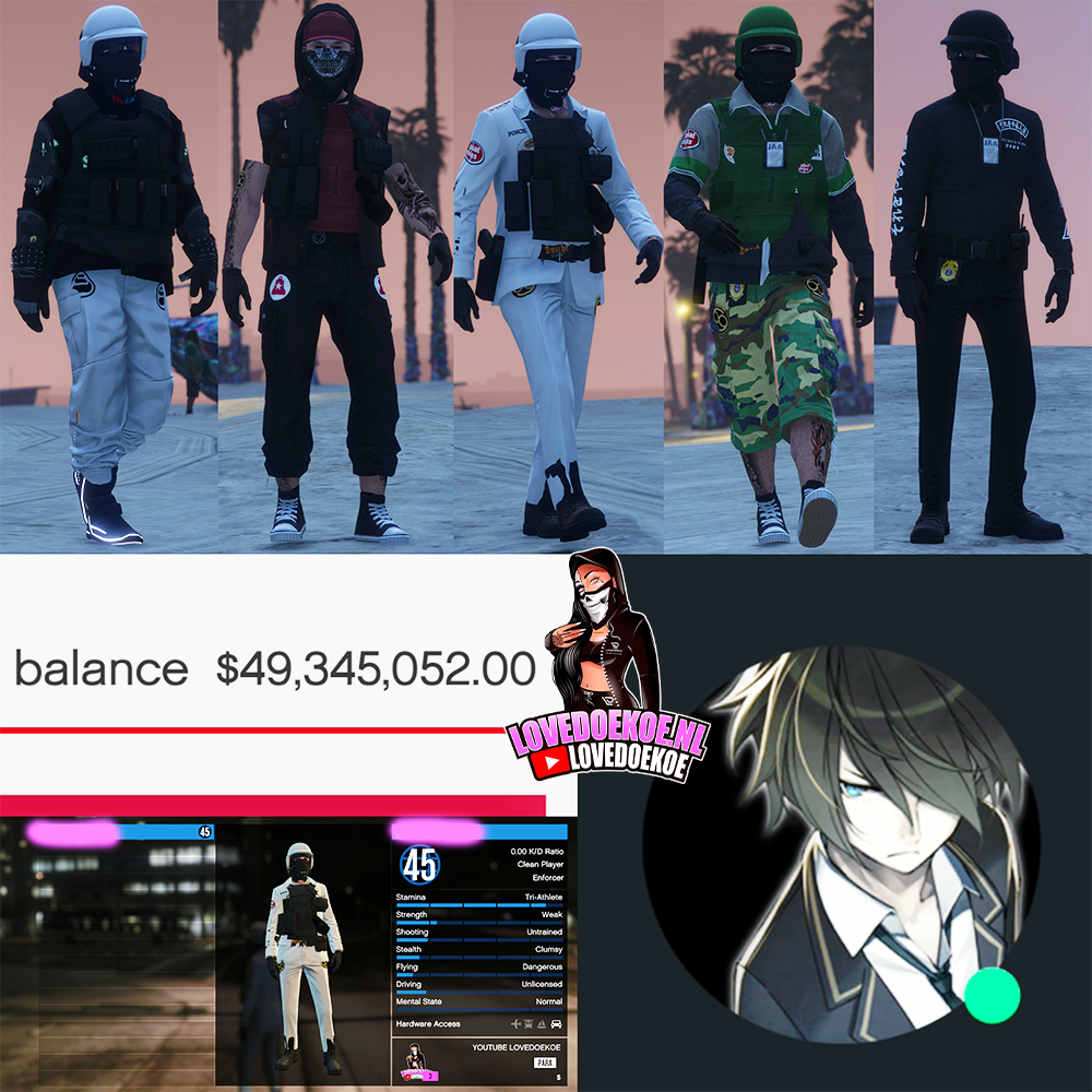 💀Handmade Male Account – 49M, Tryhard Outfits, Special Avatar Bonus 💫