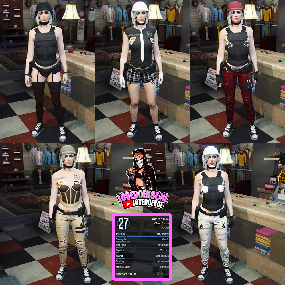 FEMALE STARTER ACCOUNT: LEVEL 27, 25 MIL, 10 DELUXOS, MODDED OUTFITS, PRETTY FACE CREATION, CLEAN K/D, FREE NAME CHANGE